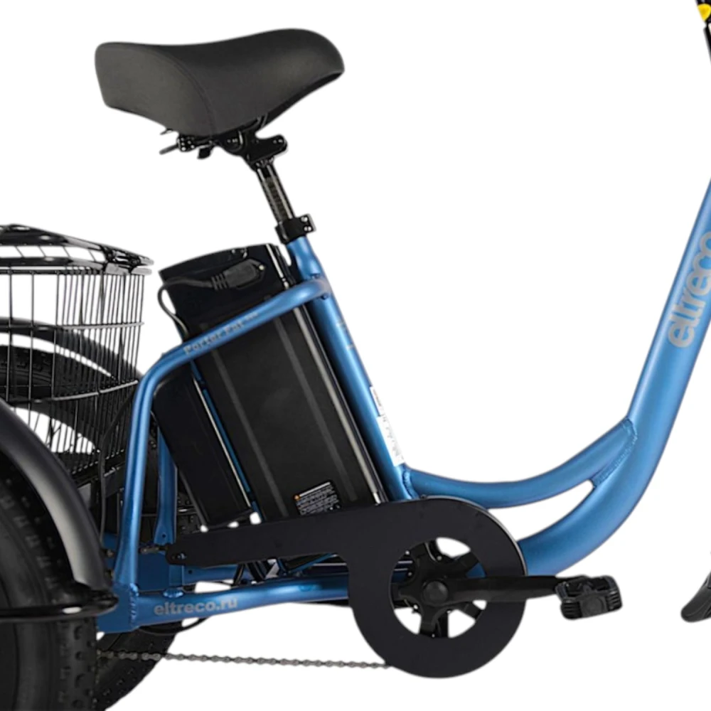 Электровелосипед электротрицикл Eltreco Porter Fat 700 Синий-матовый 11