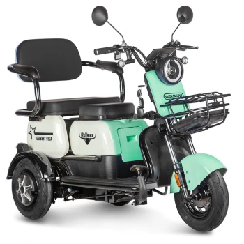 Электротрицикл Rutrike Gelbert Vega 48V/60V 600Вт Зеленый